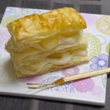 お手軽✩りんごとクリームチーズのミルフィーユ